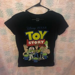Black toy story shirt
